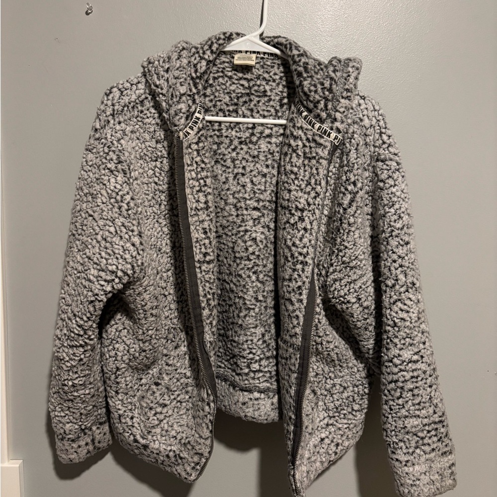 Victoria's Secret Gray Sherpa Jacket
